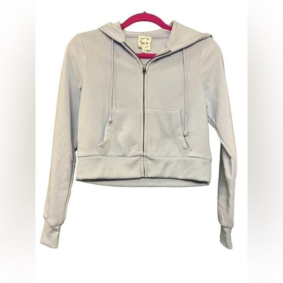 Hippie Rose zip front hoodie, Junior size XS - Picture 3 of 6